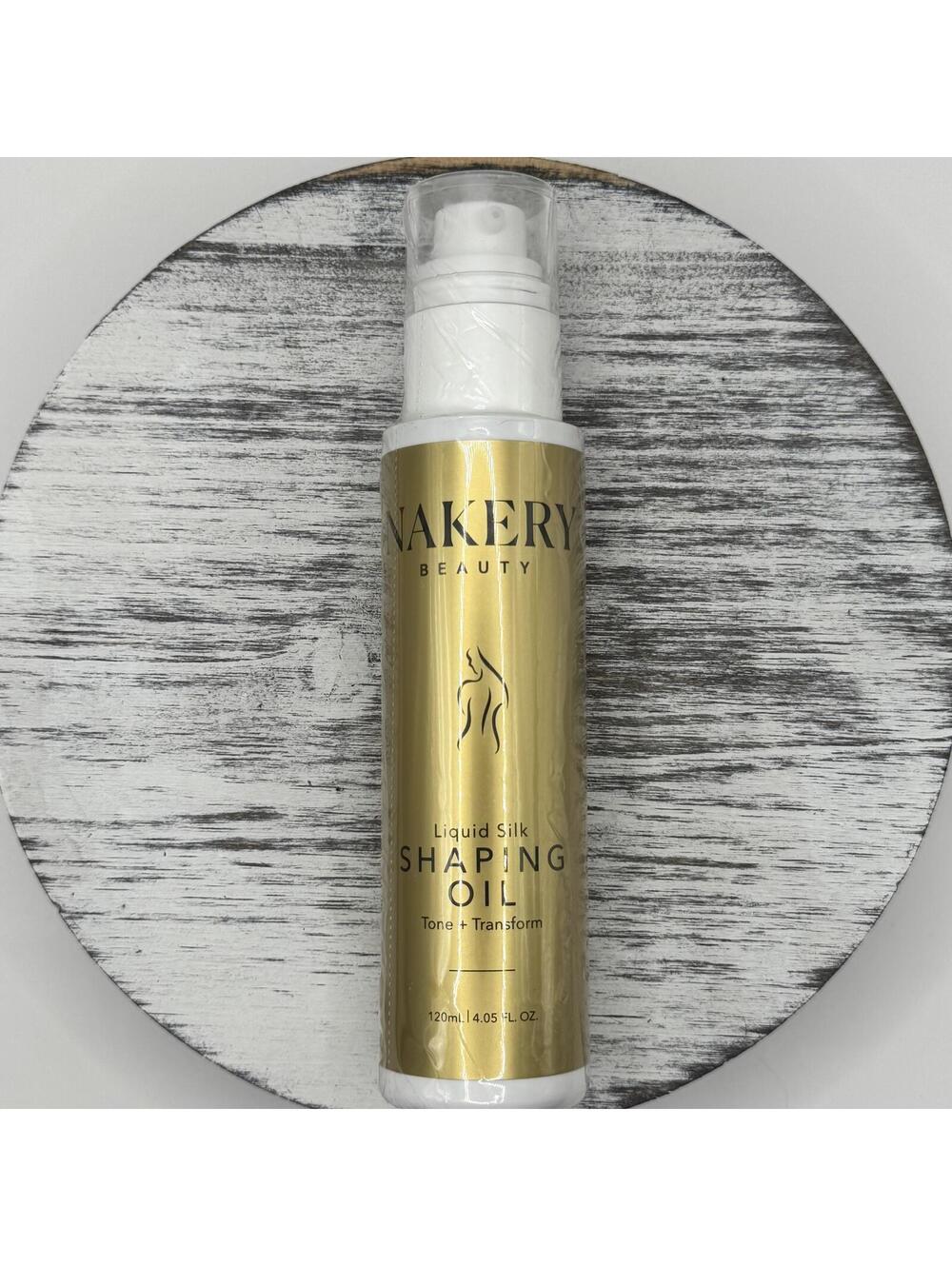 Nakery Beauty Liquid Silk Shaping Oil Tone + Transform 120ml/4.05 oz SEALED NEW